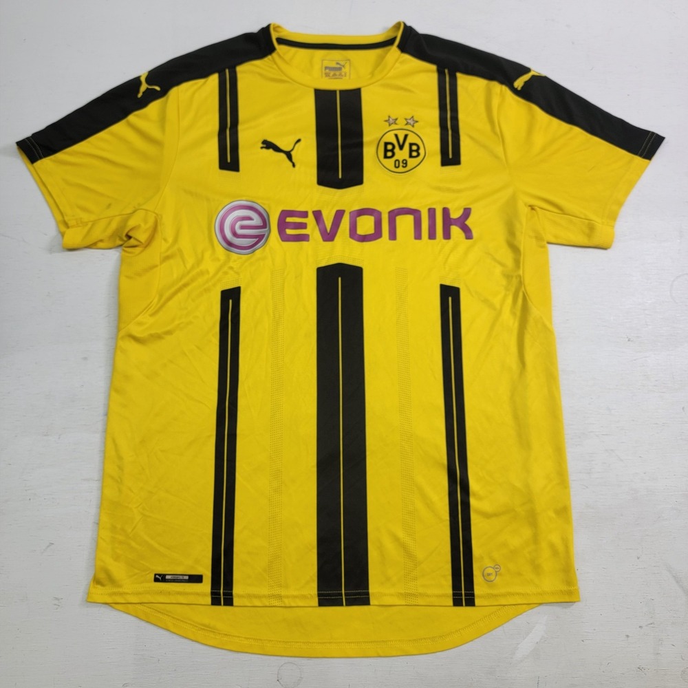 BORUSSIA DORTMUND‎ 2016 2017 HOME FOOTBALL SHIRT SOCCER JERSEY PUMA 749821 SZ XL